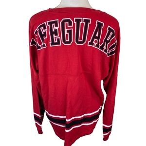 Long Sleeve Lifeguard Pullover Shirt *No Beach or Town* - Large